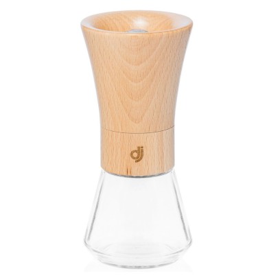 Mlýnek na koření FARO buk, přírodní + sklo